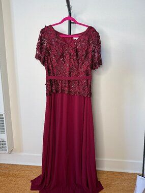 Faeriesty Formal Mother-of-Bride Bridesmaid gown dress, 1XL